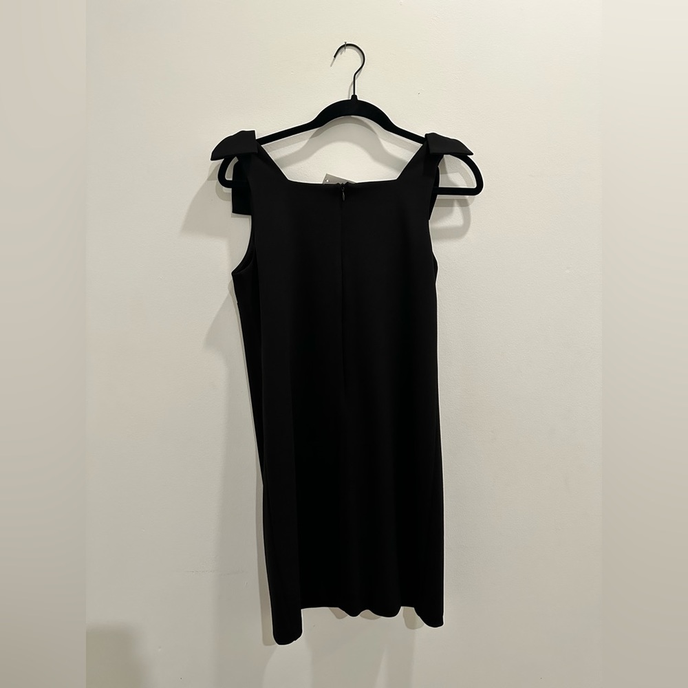 Black Aqua Mini Dress with Bows